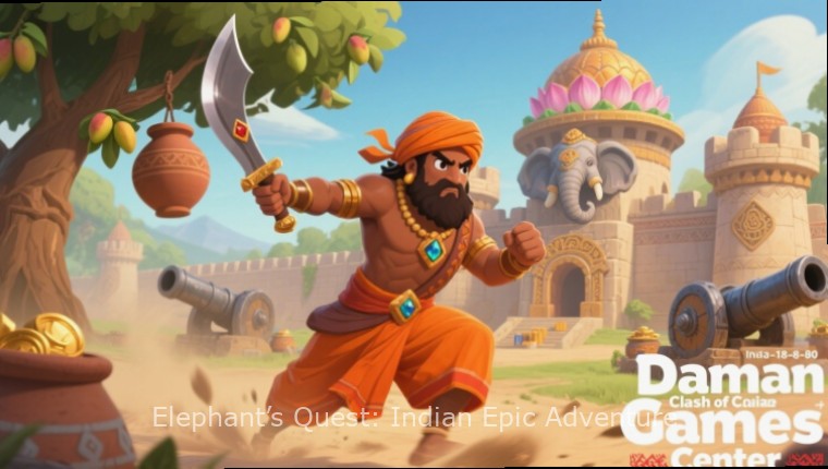 Indian family playing Elephant’s Quest: Indian Epic Adventure together on mobile devices